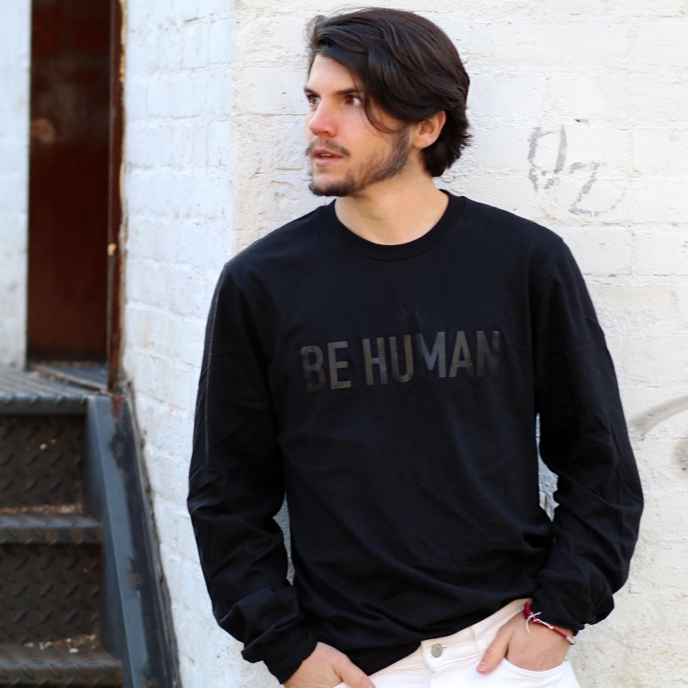ART OF BEING// BE HUMAN 70S TEE